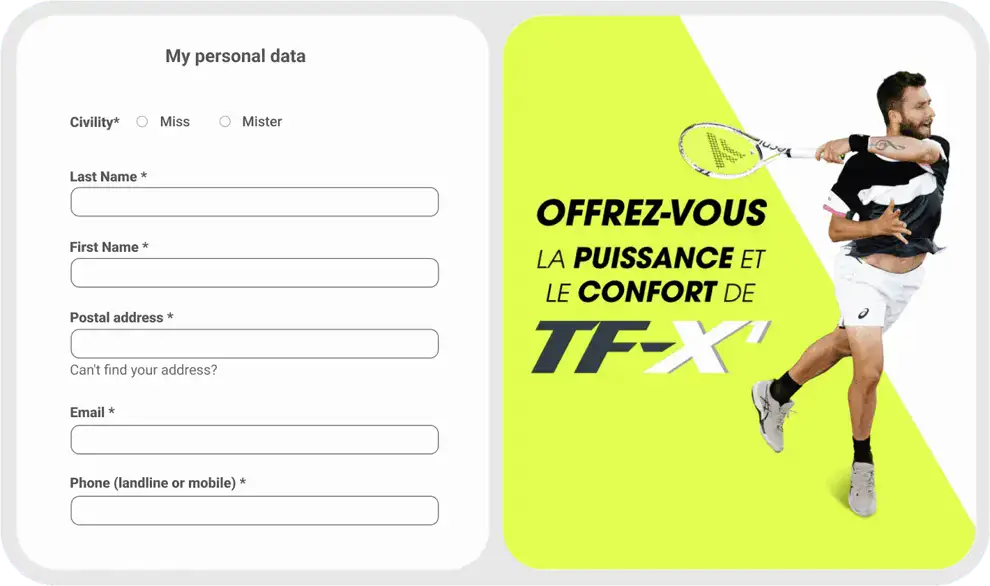 [Interface bénéficiaire